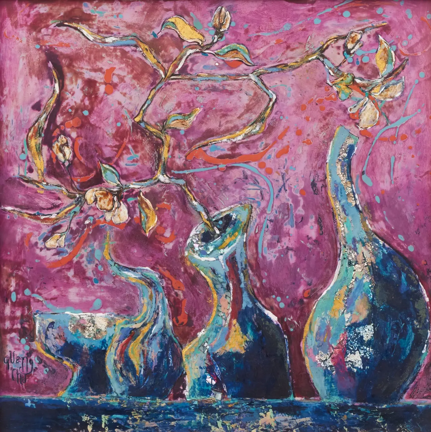 BÌNH HOA – SẮC THÁI HỒNG