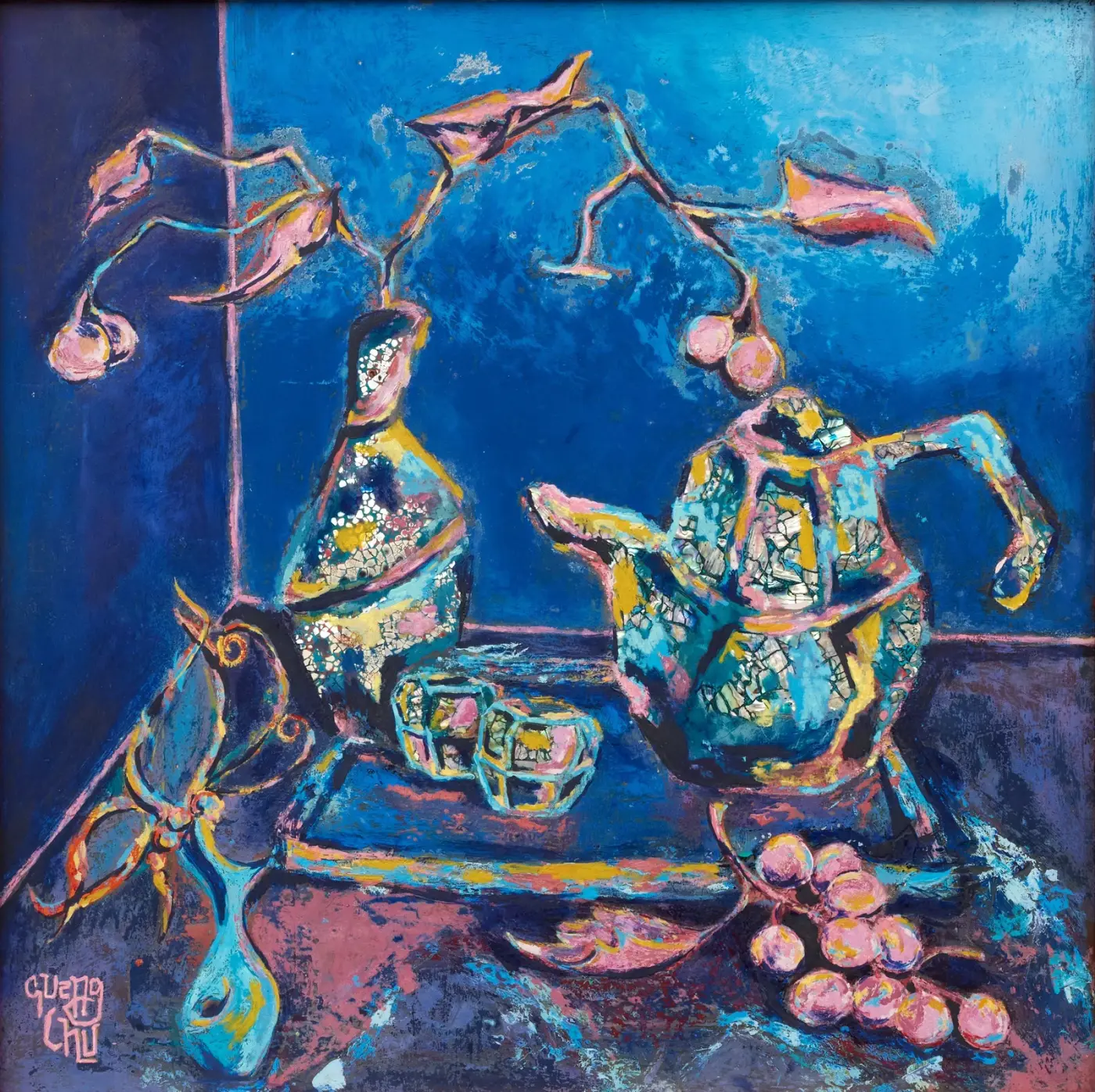BÀN TRÀ – TÍM